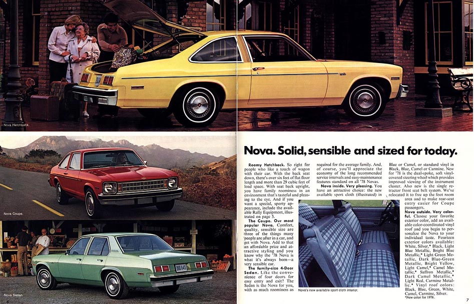 1978 Chevrolet Nova Brochure Page 4